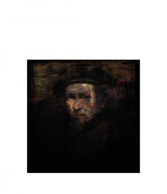 Tavla Old Rembrandt Black, Aluminium