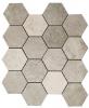 Mosaik Rocks Hexa Light Mix 8,2x7,3