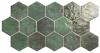 Jaffa green hexagon 26,5x51