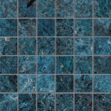 Mosaik Deluxe Azur Polerad 4,8x4,8