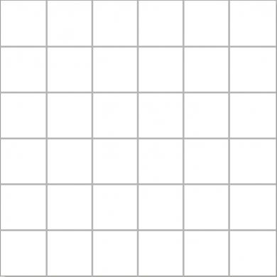 Mosaik Polar White Gloss 4,8x4,8