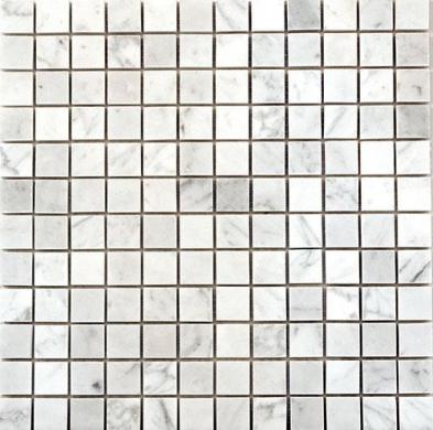 Mosaik Bianco Carrara C Polerad 2,5x2,5