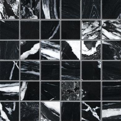 Mosaik Deluxe Black Polerad 4,8x4,8