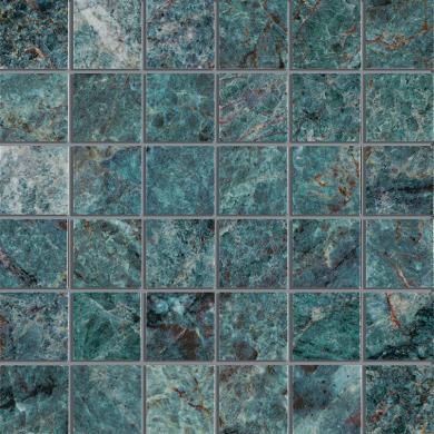 Mosaik Deluxe Green Polerad 4,8x4,8