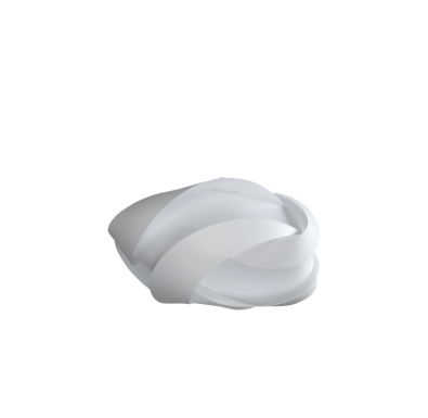 Ribbon White Mini - Ø 33 x 19 cm