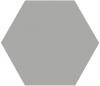 Solid Hexagon Grey 9,7x9,7