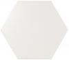 Hexagon White Matt 14,2x16,4