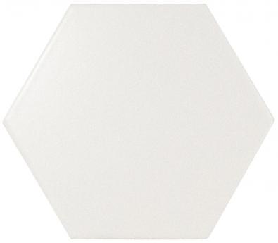 Hexagon White Matt 14,2x16,4