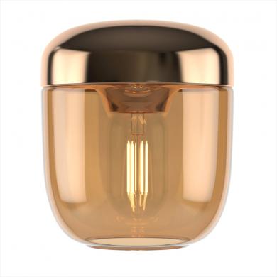 Lampa Acorn Amber Brass - Ø 14x16 cm