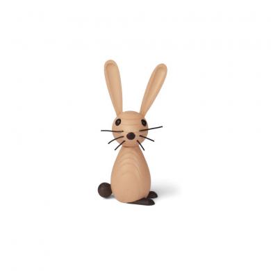Dekoration i Ek, Hare Jumper Mini, 11 cm