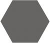 Solid Hexagon Dark Grey 9,7x9,7