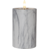 LED Blockljus Flamme Marble