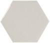 Scale Hexagon Light Grey 12,4x10,7