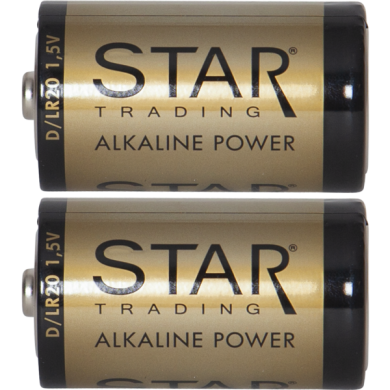 Batteri Power Alkaline D 1,5V