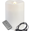 LED Blockljus Water Candle 10x14cm