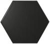 Hexagon Black Matt 14,2x16,4