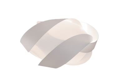 Ribbon White - Ø 59,5 x 28 cm