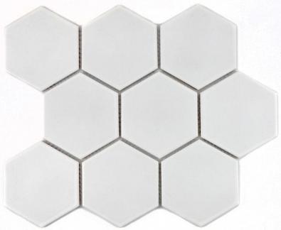 Mosaik Hexa White Matt 9,5x11