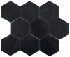 Mosaik Marbles Hexa Black 10x10