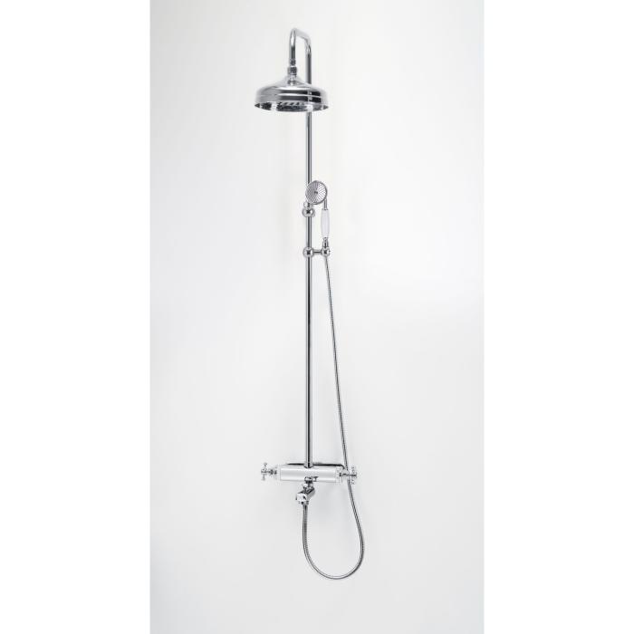 Takdusch Oxford med Termostatblandare för Badkar