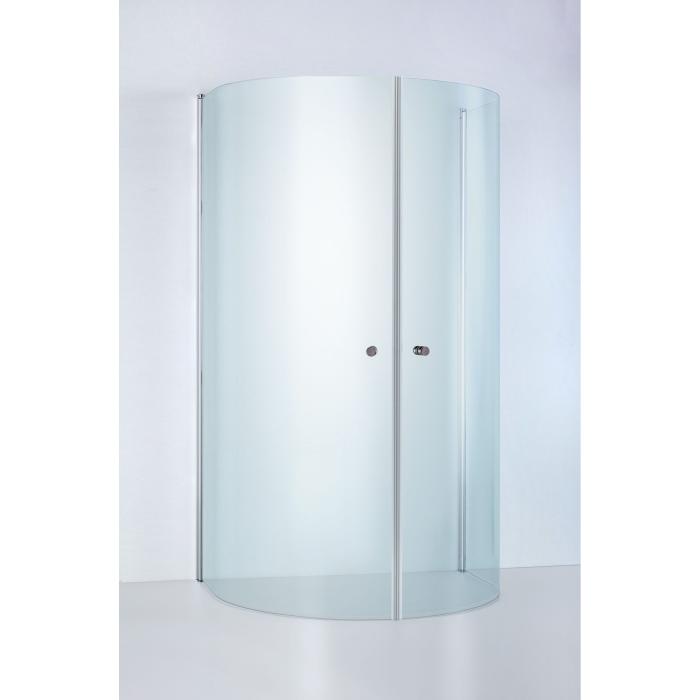 Duschvägg Round U-dusch Klarglas