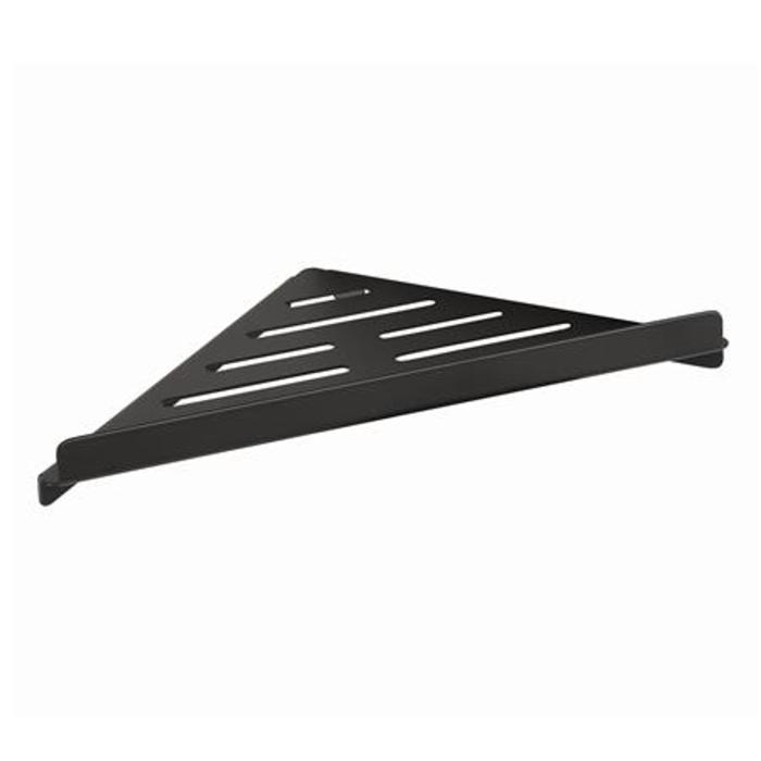 Badrumshylla BLACK Hörnhylla