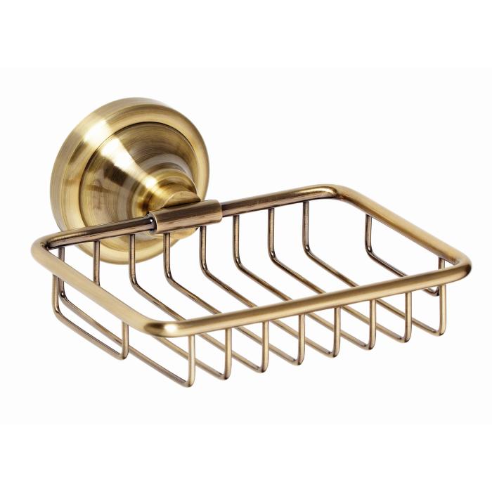 Tvålkopp med Hållare CLASSIC BRONS Korg