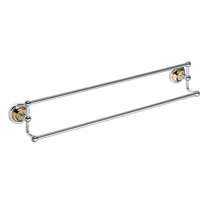 Handdukshängare CLASSIC KROM/GULD Enkel