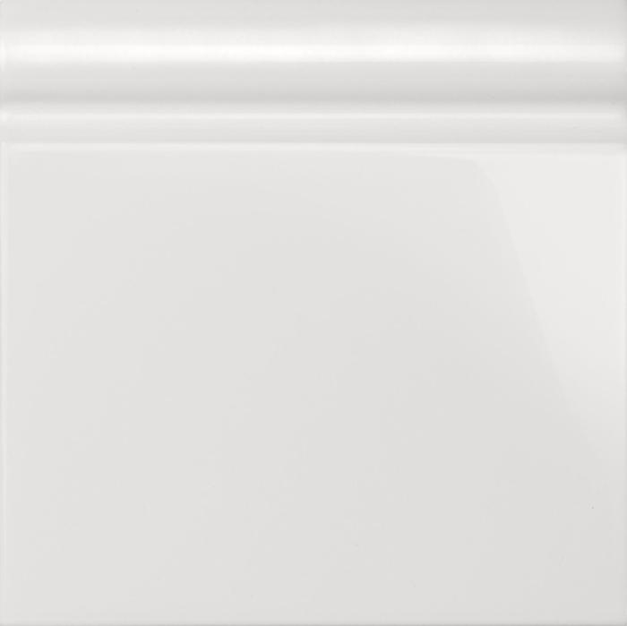 Kakel Sekel Vit Blank Sockel 15x15