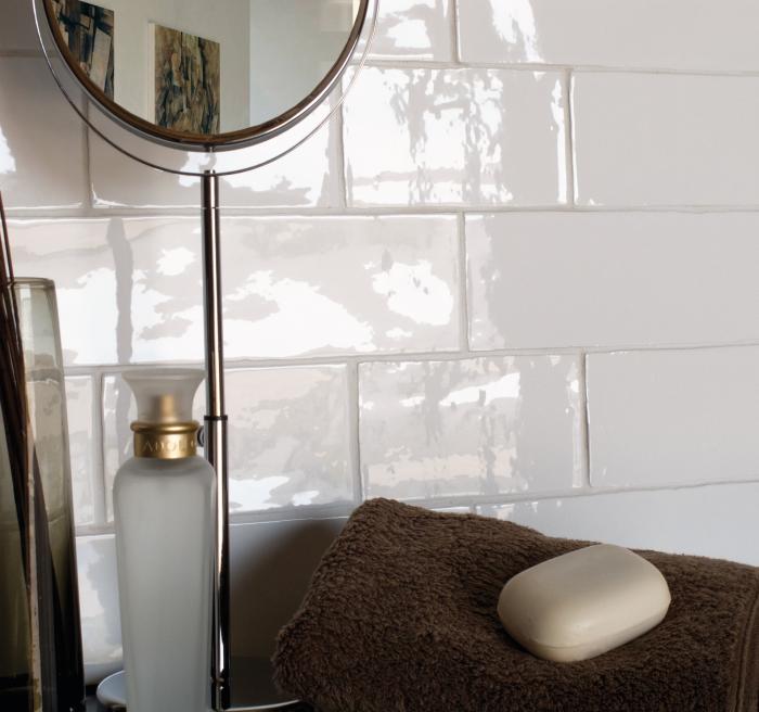 Kakel Arctic Vit Blank 6,5x13