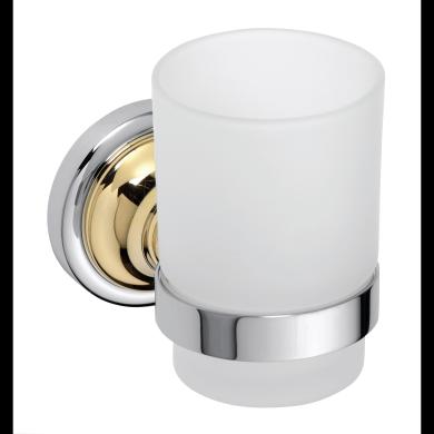 Tandborsth&aring;llare CLASSIC KROM/GULD Enkel