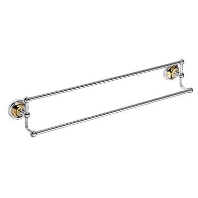 Handduksh&auml;ngare CLASSIC KROM/GULD Enkel