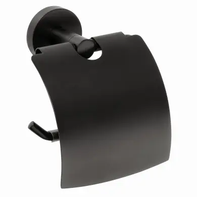 Toalettpappersh&aring;llare BLACK med Lock
