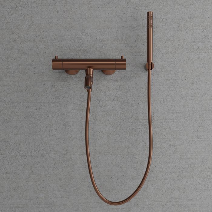 Badkarsblandare med Handdusch Pleasure 4 Steel