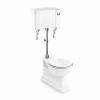 Toastol Mellanh&ouml;g Standard Bred Cistern 52, S-l&aring;s, Soft-close, Knapp, R&ouml;rkit