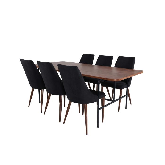 Rektangulär matgrupp Uno, Leone