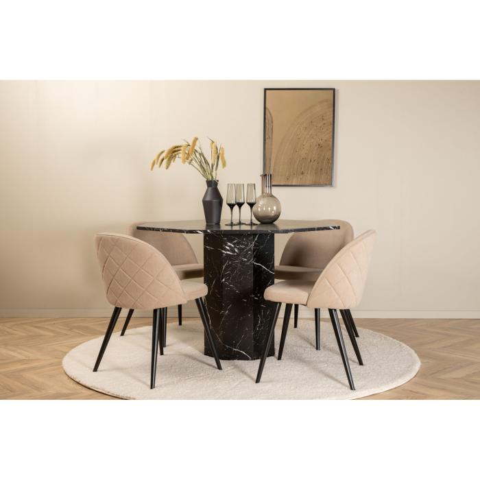 Rund matgrupp Marbs, Velvet