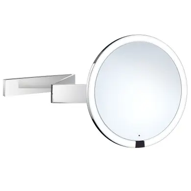 Sminkspegel Outline x7 LED-belysning Väggmontering Krom