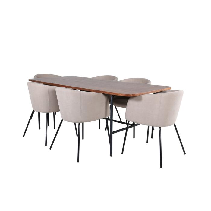 Rektangulär matgrupp Uno, Berit