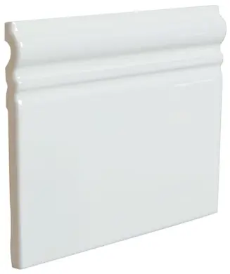 Bistro Skirting Blanco Brillo 15x15