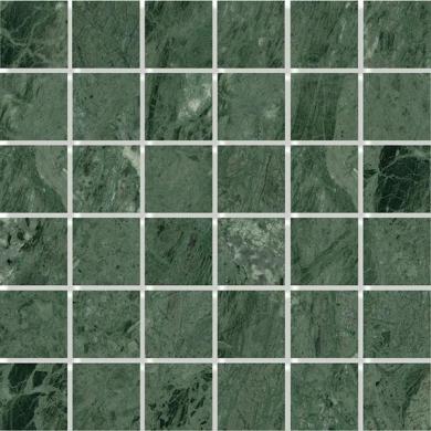 (Utg&aring;tt) Mosaik Marble Green Polerad 4,8x4,8
