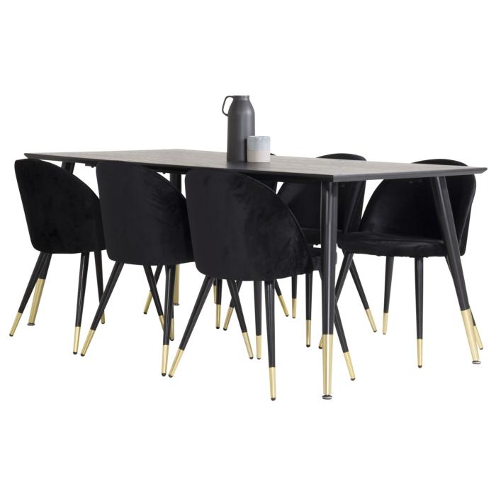 Rektangulär matgrupp Dipp, Velvet