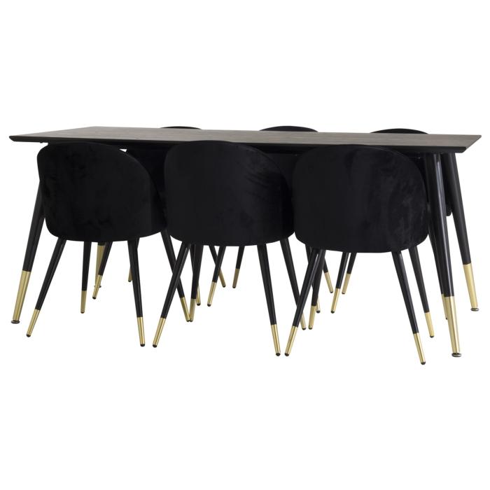 Rektangulär matgrupp Dipp, Velvet