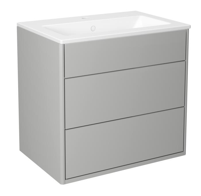 Kommodskåp Graphic med Tvättställ, Slät Lucka