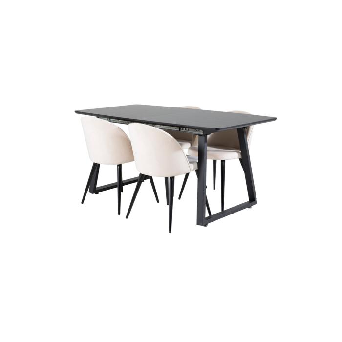 Rektangulär matgrupp Inca, Velvet