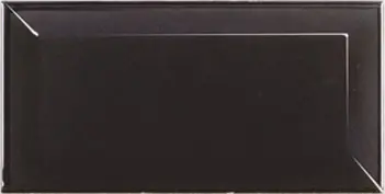 Metro Fasad Svart Matt 7,5x15