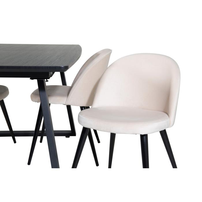 Rektangulär matgrupp Inca, Velvet