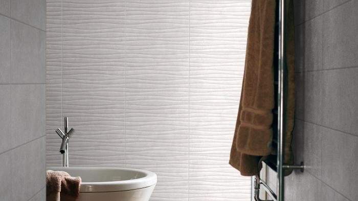 Creek Wall Bianco Struktur 3d 20x50