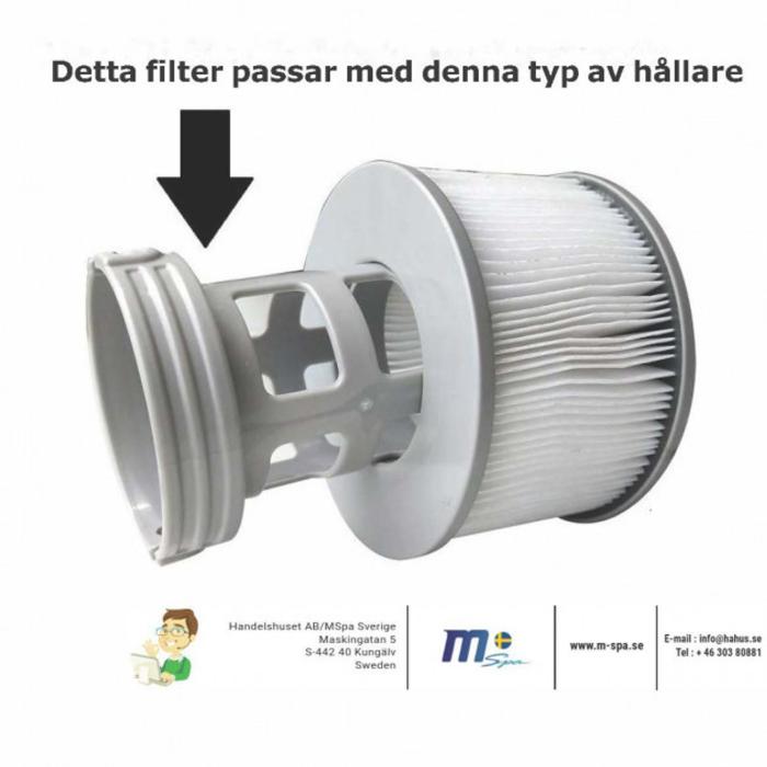 Filter 2-pack utan Bajonett