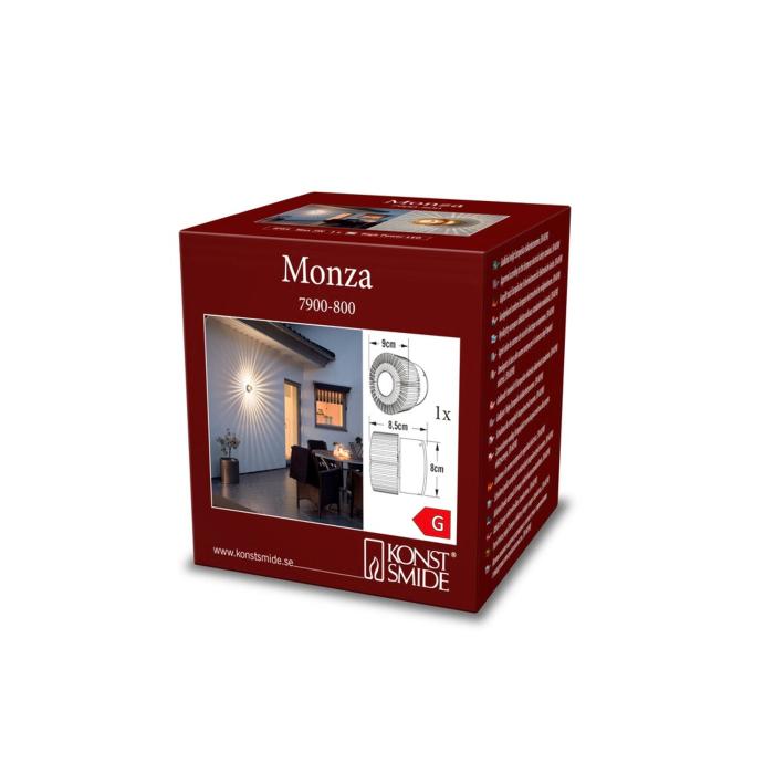 Vägglampa Ute Monza HP-LED 3W